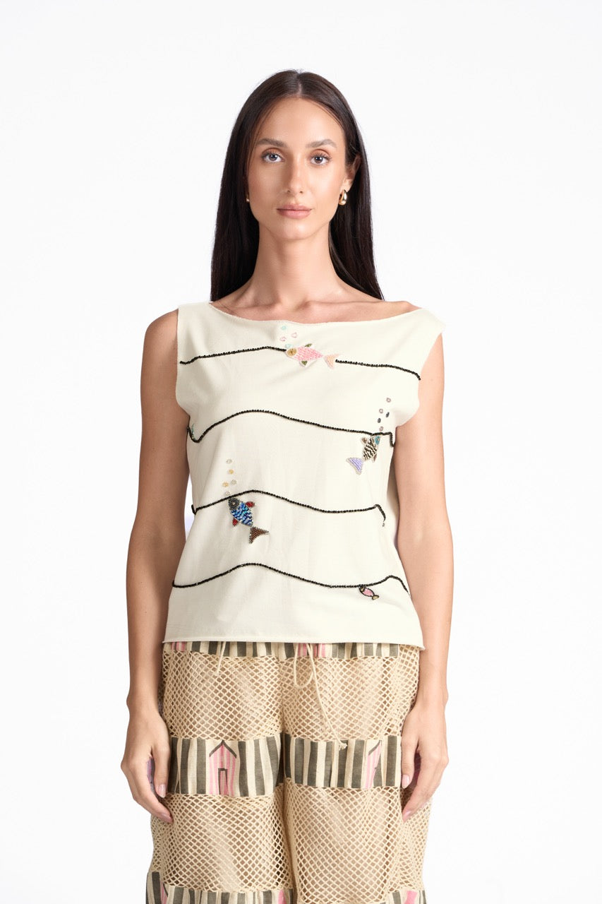 Seora Boat Neck Top
