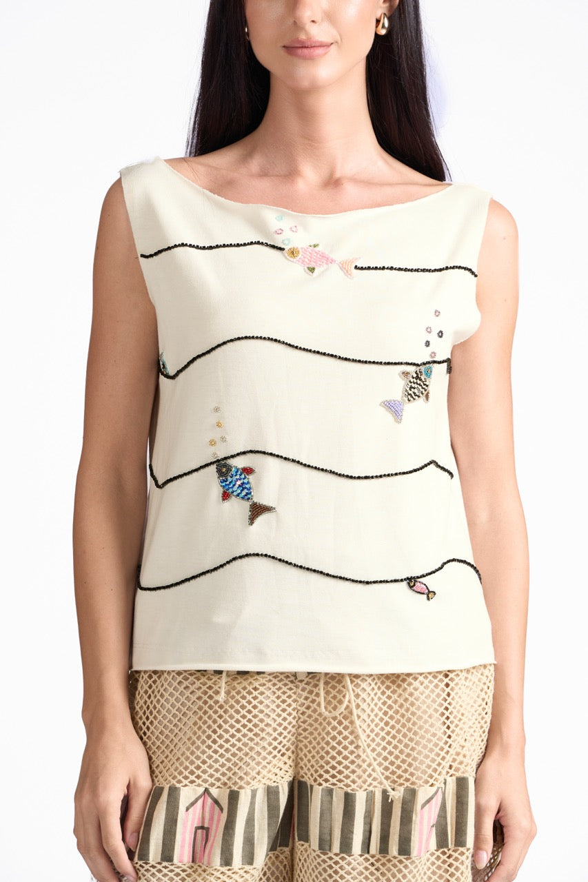 Seora Boat Neck Top