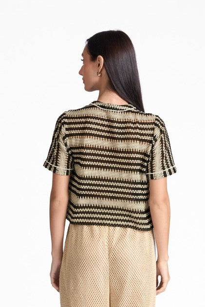 Pearla Knitted Cropped Top